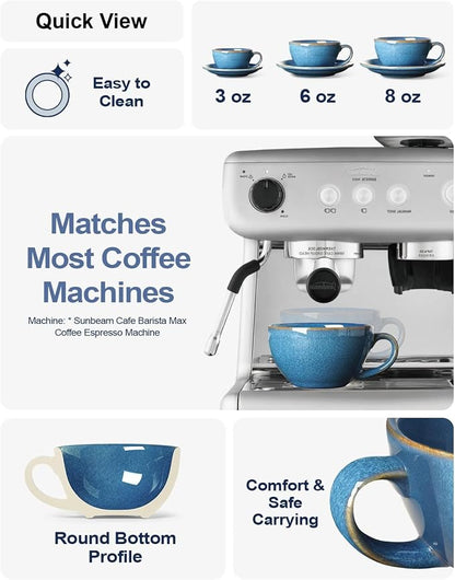 LE TAUCI 6 oz Cappuccino Cups - Image 3