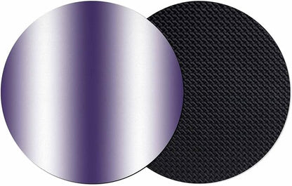 Ombre Purple Coasters Set of 2, Modern Minimalist Geometric Gradient Color by PIEPLE