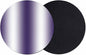 Ombre Purple Coasters Set of 2, Modern Minimalist Geometric Gradient Color by PIEPLE