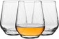 Krosno Textured Drinking Glasses,Set of 3, Water and Juice, Wine and Cocktails,14,54 fl. oz, Splendour LUMI Collection, Ideal for Everyday Use, Drinking Glasses, Dishwasher Safe, Made in Europe