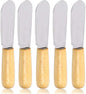 ACKLLR 5 Pack Stainless Steel Straight Edge Wide Butter Spreader by ACKLLR
