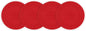Le Creuset Silicone Coasters by Unknown