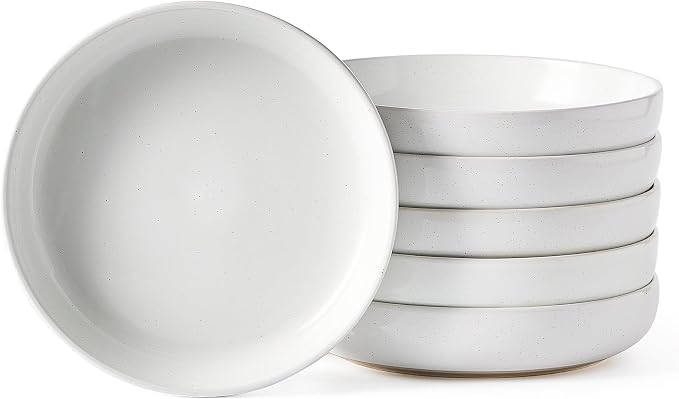 famiware Milkyway 33 oz Pasta Bowls Set of 6, Dishwasher & Microwave Safe by Famiware
