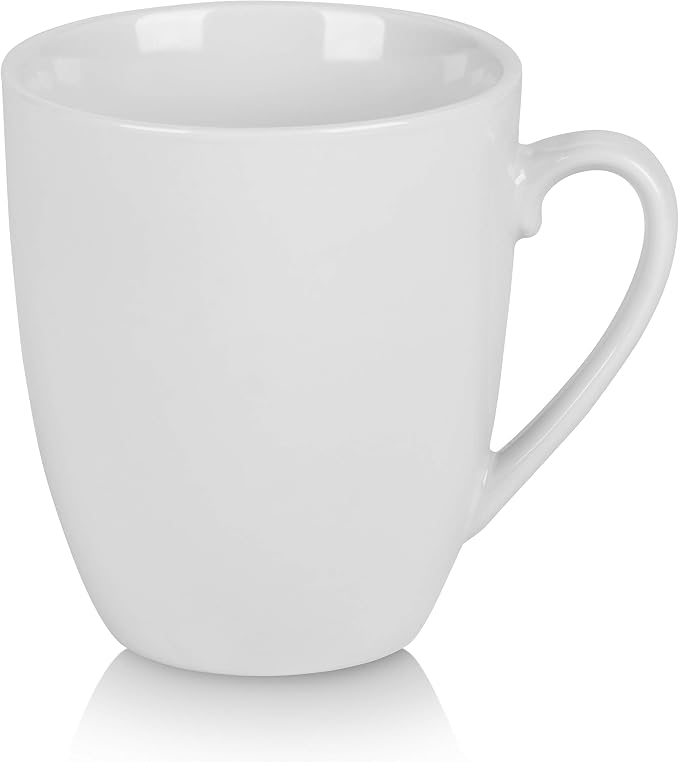 10 Strawberry Street Catering Ceramic 12 oz Coffee Mugs, Latte and Hot Beverages - Image 2