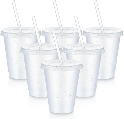 Uiifan 6 Pcs 16 oz Reusable Tumbler by Uiifan