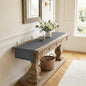 Classic Linen™ by D'Moksha Charcoal Grey Table Runner 60 Inches, 100% Pure Linen by DMokshaHomes