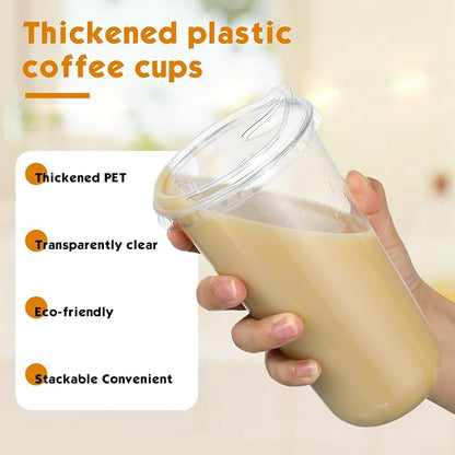 Baderke 50 Pcs Round Bottom Plastic Cups - Image 4
