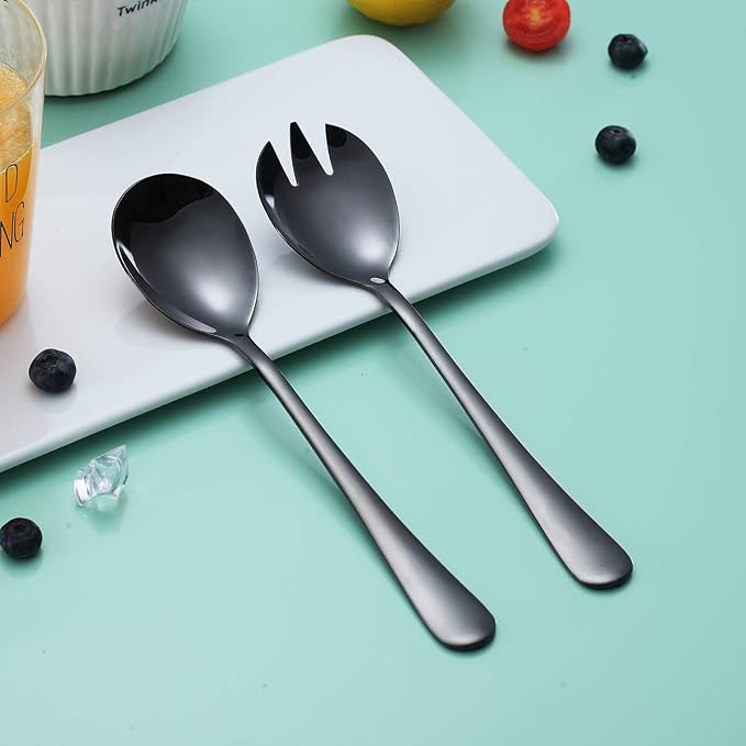 Berglander Stainless Steel Salad Server Set - Image 4