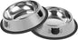 Serentive 2Pcs Cat Bowls Non-Slip Stainless Steel Small Cat Food Bowl by Serentive
