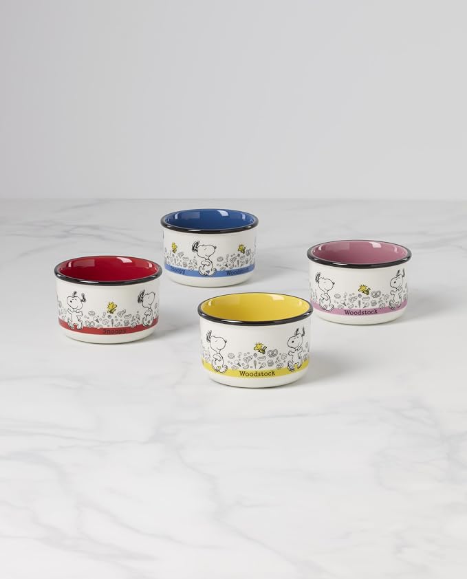 Lenox Chef Snoopy Porcelain Snack Bowls, gift - Image 2