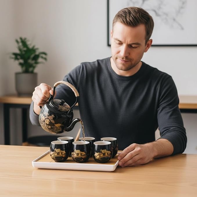 Japanese Tea Set for Adults by CALU+LUKY