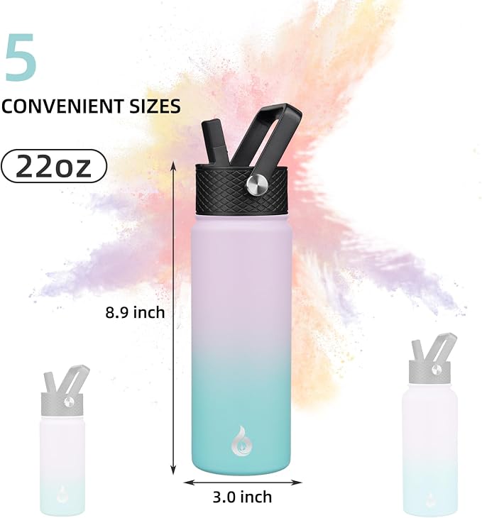 BJPKPK 22oz Insulated Water Bottle - Image 4