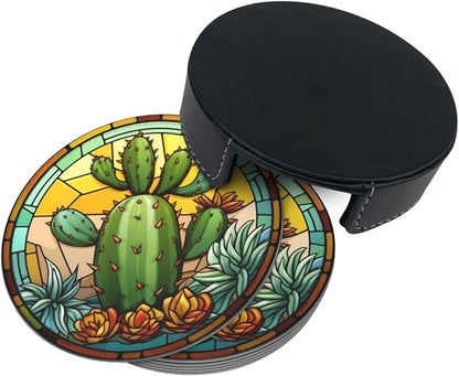 Cactus Coasters for Drinks, Housewarming Gifts - Image 3