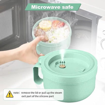 Rarapop 28.7oz Microwave Soup Bowl Containers - Image 4