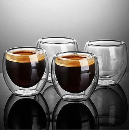 Gmark Espresso Cups Shot Glass 2.7- Ounce Coffee Set of 4 - Image 4