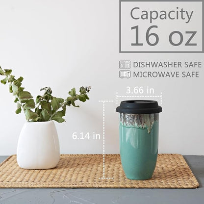 Bosmarlin Ceramic Travel Coffee Cup - Image 2