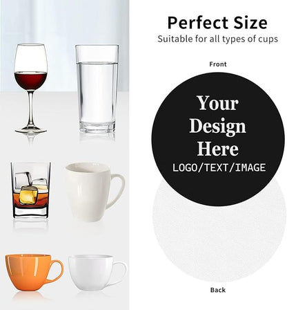 Custom Leather Coasters with Logo Bulk Personalized Coasters | Customized - Image 9