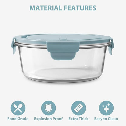 2.5 Cup/20oz Glass Meal Prep Food Storage Containers - Image 7