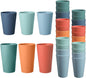 HEYCOME 24 Pcs Unbreakable Plastic Cups Set, Stackable Water Tumblers, Drinking by StayHealthyStayHappy