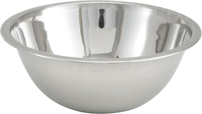 Winco 3 qt Stainless Steel Mixing Bowl | Dishwasher safe, Heavy-duty, by Fonteme