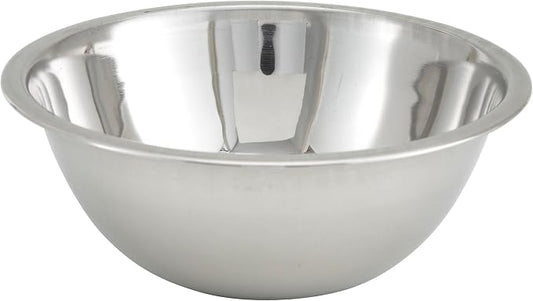 Winco 3 qt Stainless Steel Mixing Bowl | Dishwasher safe, Heavy-duty, by Fonteme