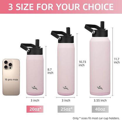 Konokyo 20 oz Insulated Stainless Steel Water Bottle - Image 5