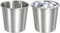 uxcell 2 Pcs Stainless Steel Cups, 7oz/200ml Metal Cups Double Wall Tumbler by uxcell