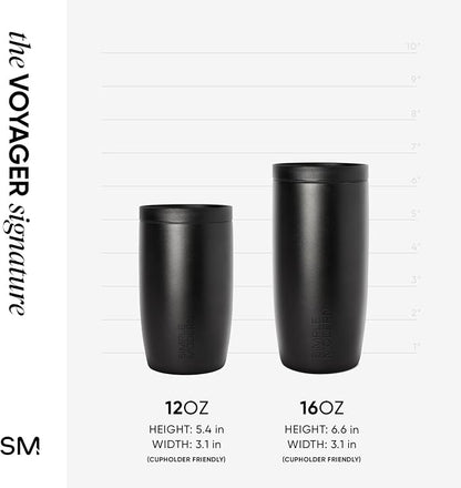 Simple Modern Insulated Travel Coffee Mug 360° Lid | 16oz | Green | Voyager - Image 7