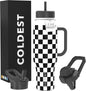 Coldest Tumbler with Handle and Straw, 100% Leak Proof Insulated Tumbler with by Coldest