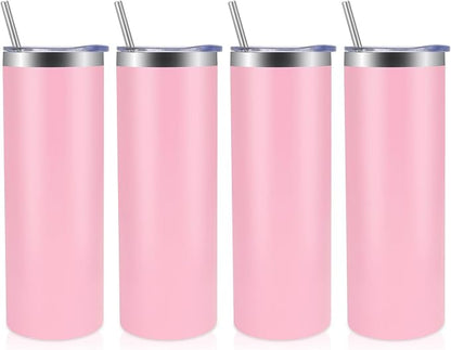 Volhoply 4 Pack Skinny Tumblers by LiveFully%EF%BC%8CDrinkFreely%E2%80%94KeepGoingwithVolhoply%EF%BC%81