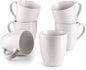 DOWAN Coffee Mugs, 17 Oz Coffee Mug Set of 6, Corrugated Tea Mugs by DOWAN