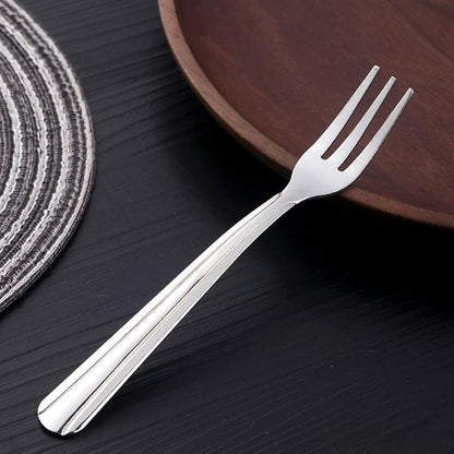 Oyster Fork Set of 12, 5.4 Inch Stainless Steel Cocktail Forks, 3 Tines Mini - Image 5