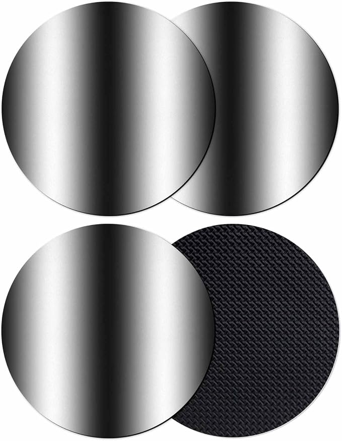 Ombre Black Coasters Set of 4, Modern Minimalist Geometric Gradient Color by PIEPLE