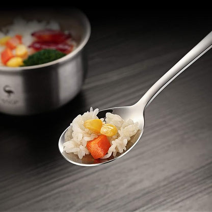 IQCWOOD Spoons, 8.5 Inch Stainless Steel Soup Spoons | Korean Soup Spoons - Image 7