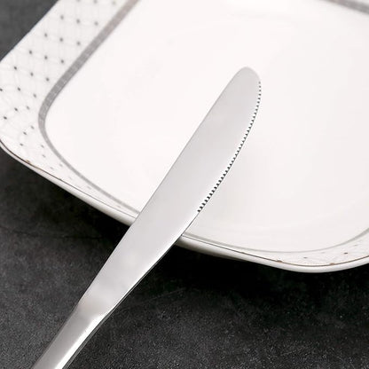 VANRA 4-Piece Children Knives Set Stainless Steel Kids Dinner Knife Child - Image 2