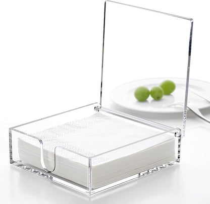DINGHUO Acrylic Napkin Holder, Indoor & Outdoor, Bathroom Vanity - Image 9