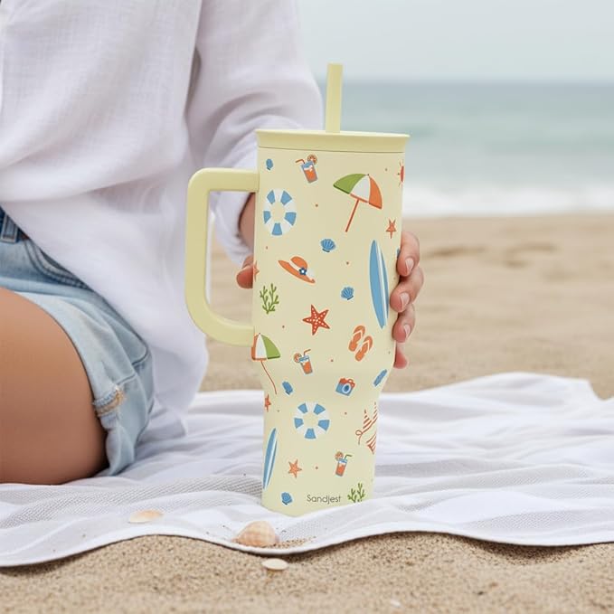 SANDJEST Beach 40oz Tumbler - Image 7
