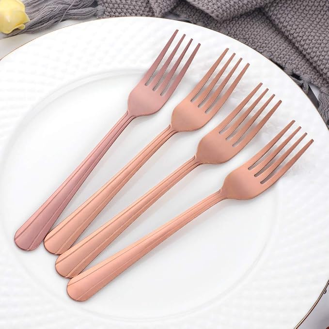 12 Pieces Dinner Fork, Stainless Steel Silverware Forks, 7.1 Inches Metal Fork - Image 3