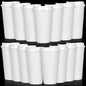 Domensi 15 Pack Reusable Plastic Coffee Cups by Domensi