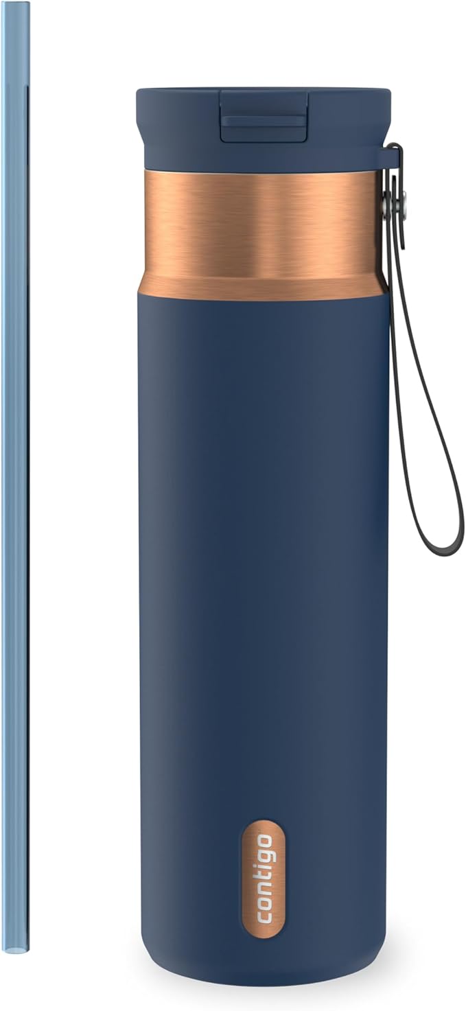 Contigo SnapSeal 24 oz Stainless Steel Vacuum-Insulated Water Bottle by Unknown