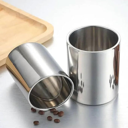 Reusable Double Wall Stainless Steel Cups Insulated Coffee Mug Handleless Beer - Image 5
