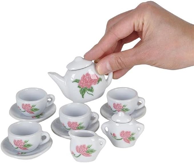 Rhode Island Novelty 13 PC Ceramic Tea Set - Image 2