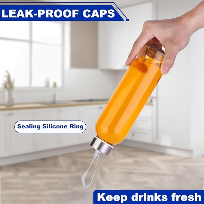 3 Packs Glass Water Bottles - Image 4