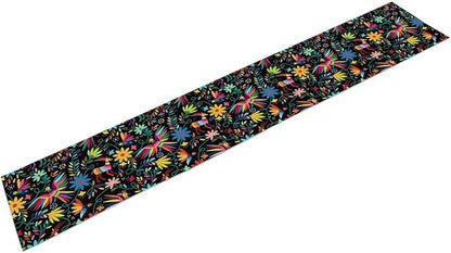 Mexican Fiesta Table Runner Abstract Pattern Cinco De Mayo Dia De Los Muertos - Image 9