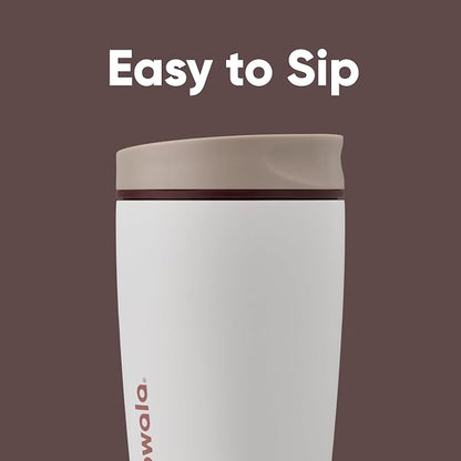 Owala SmoothSip Slider Insulated Stainless Steel Coffee Tumbler, Reusable Iced - Image 2