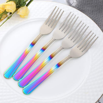12 Pieces Dinner Fork, Stainless Steel Silverware Forks, 7.1 Inches Metal Fork - Image 3