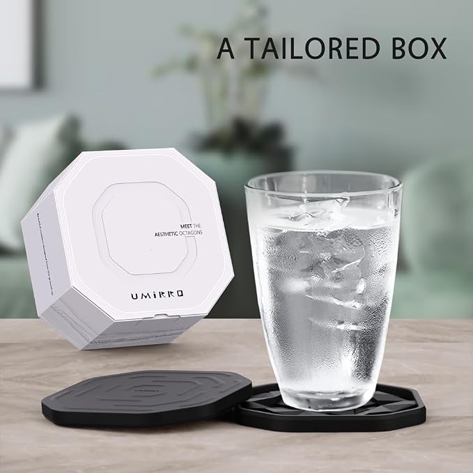 UMIRRO Silicone Drink Cup Coasters Set of 6 - Image 5