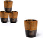Handicrafts Home Viking Horn Shot Glasses Set of 4, Handmade Natural Ox Horn by HandicraftsHome