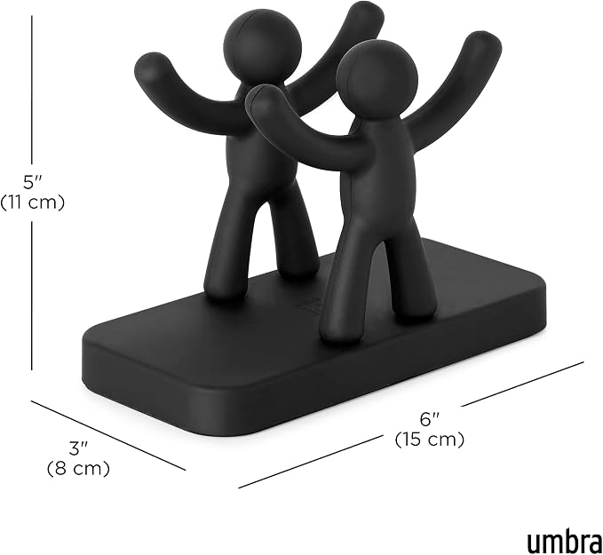 Umbra Buddy Napkin Holder for Kitchen & Dining Room, Holds Various Sizes of - Image 3
