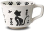 11 oz Ceramic Coffee Mug, Stoneware Teacup by LINVIA
